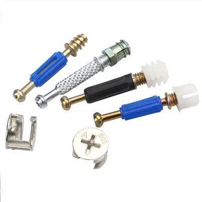 3 in 1 플라스틱 코너 캐비닛 커넥터 (Dowel 포함)