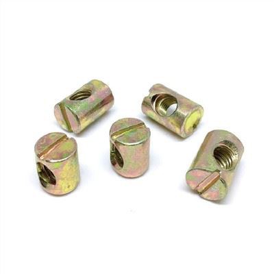 황동 크로스 맞춤 너트
