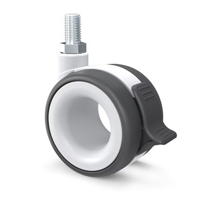 브레이크가 있는 3인치 회전형 캐스터